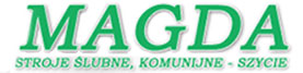 Logo salonu sukni ślubnych Magda